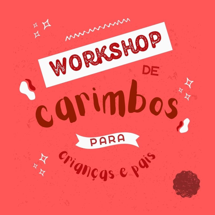 Workshop de carimbos para crianças e pais