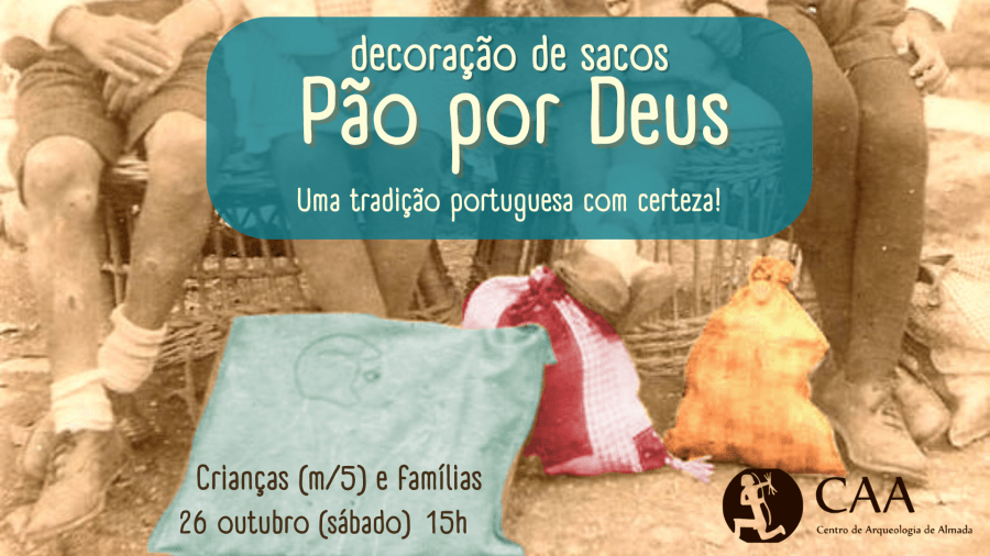 Pão por Deus - decoração de sacos