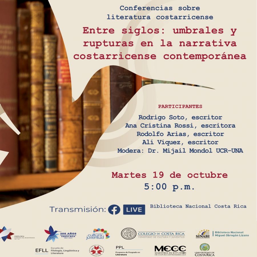 Conferencia. Entre siglos: umbrales y rupturas en la narrativa costarricense contemporánea
