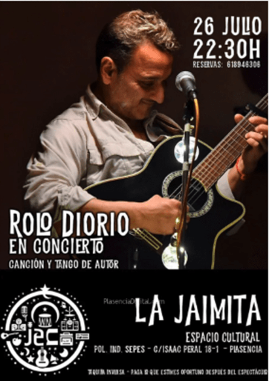 Rolo Diorio en concierto