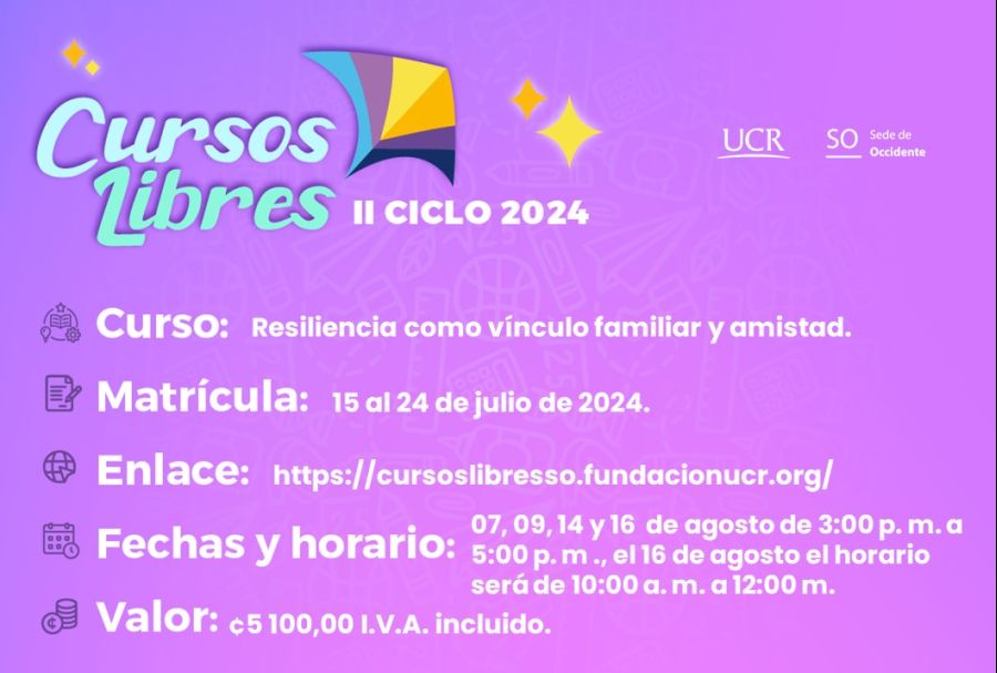 CURSO: Resiliencia como vínculo familiar y amistad