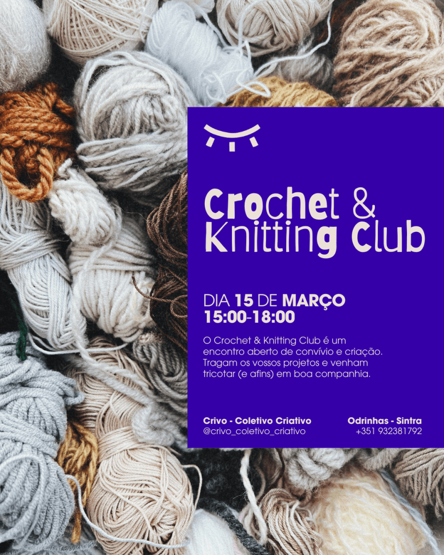 Clube Mensal de Tricô e Crochet