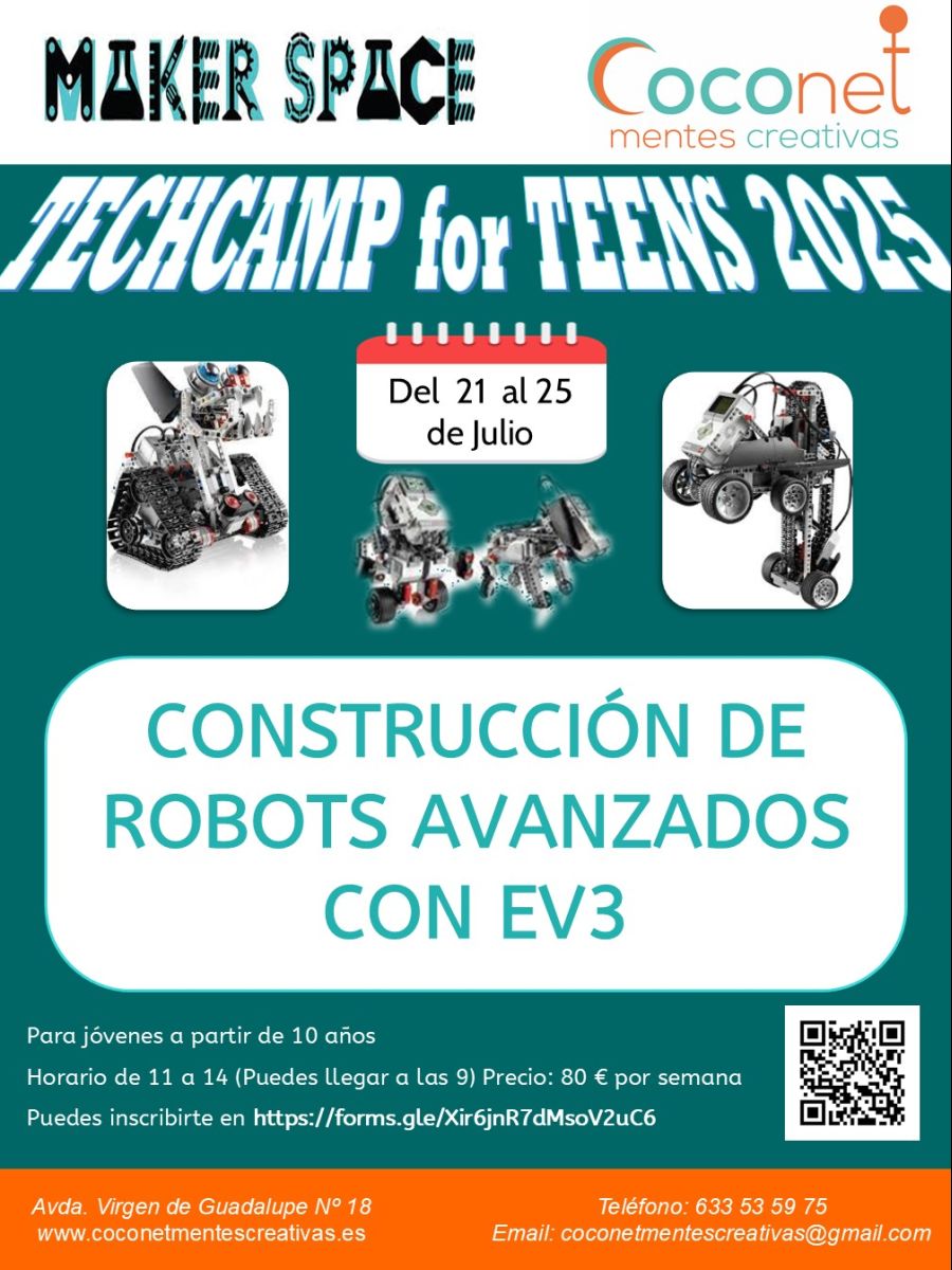 TALLER DE CONSTRUCCION DE ROBOTS AVANZADOS CON LEGO EV3