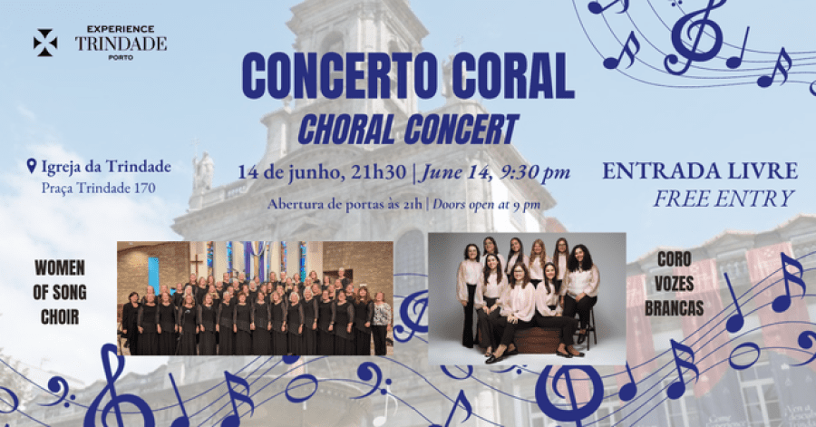 Concerto Coral | 14 de junho (Entrada Livre)