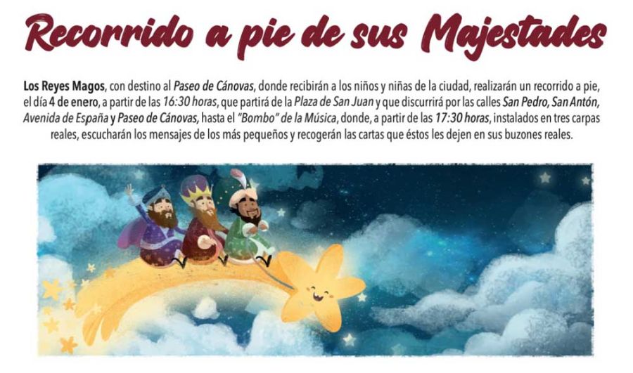 Reyes Magos | RECORRIDO A PIE DE SUS MAJESTADES