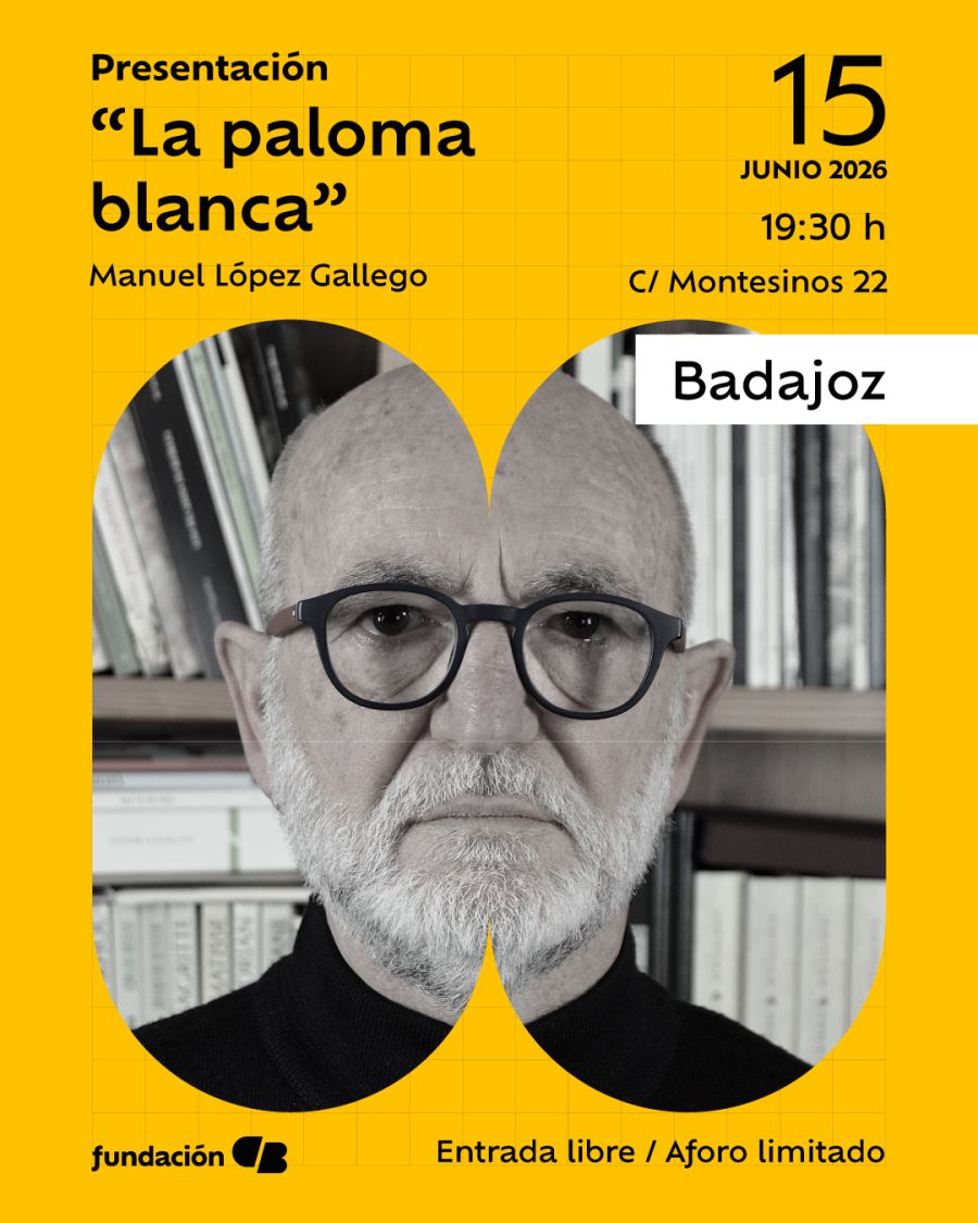 Presentación en Badajoz de La paloma blanca de Manuel López Gallego