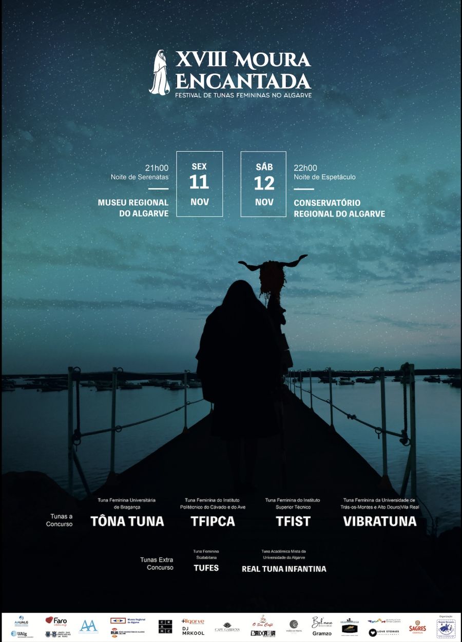 (Noite de Espetáculo) XVIII Moura Encantada - Festival de Tunas Femininas no Algarve