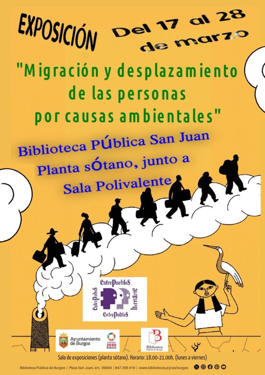 Exposición 'Migración y desplazamiento de las personas por causas ambientales'