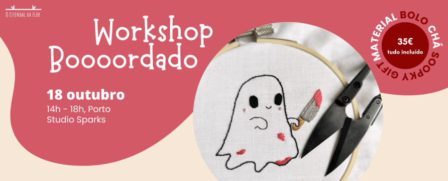 Workshop Bordado Livre | Especial Halloween
