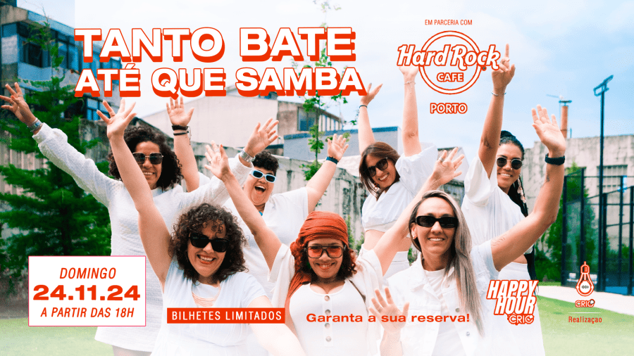 Happy Hour com Tanto Bate até que Samba!