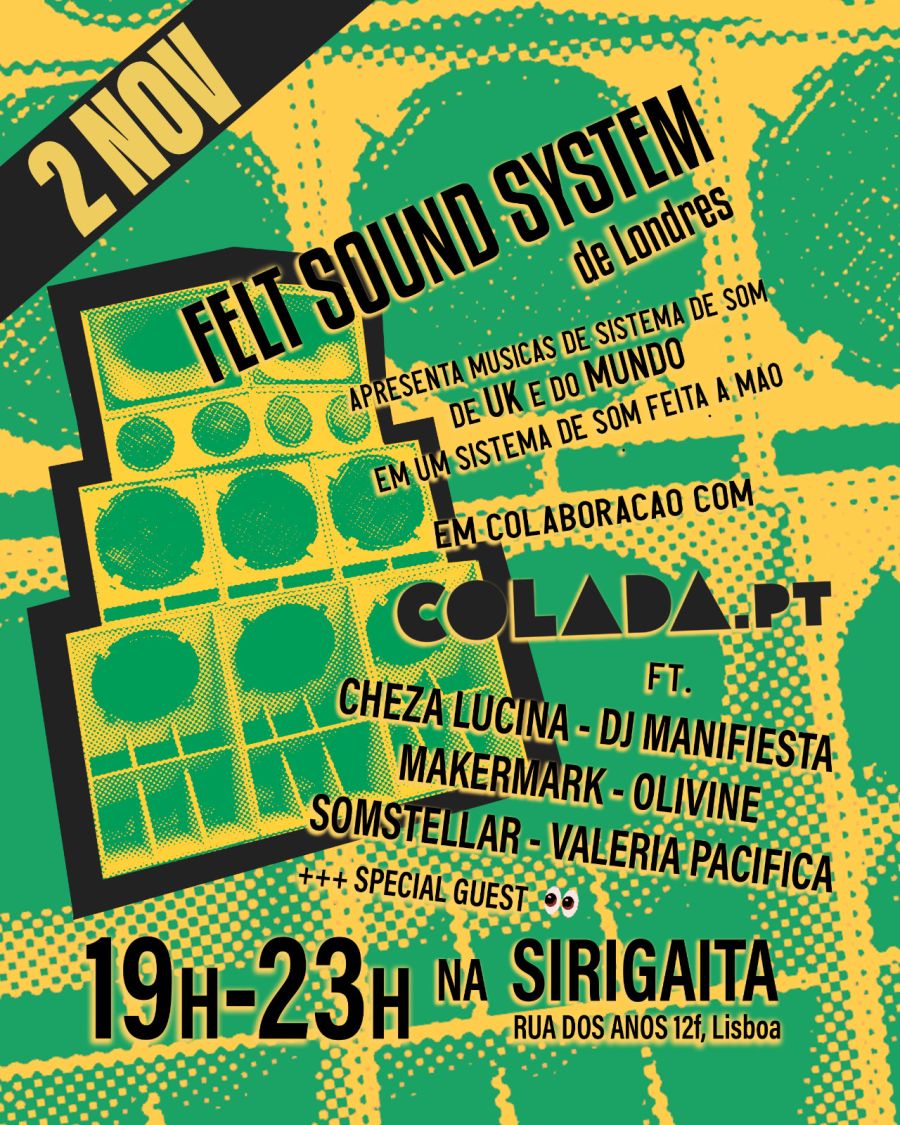 Felt Soundsystem & Colada @ Sirigaita (Global-Bass, Latin-Beats, Afro-Diaspora)
