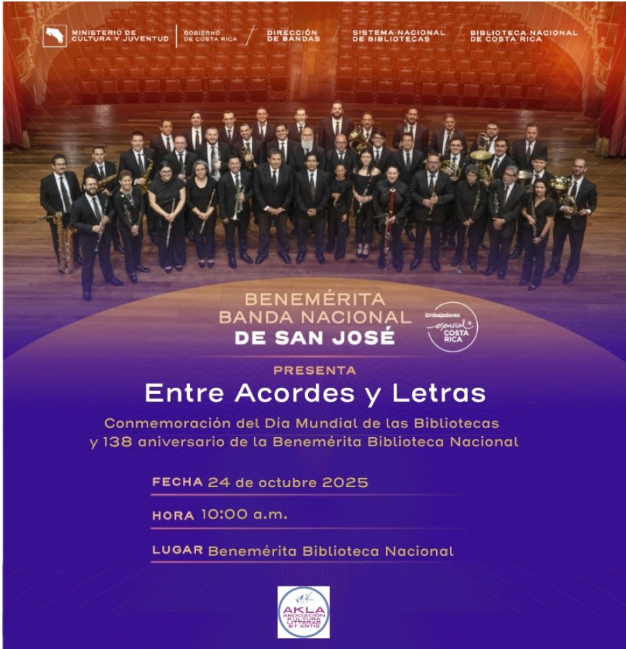 Concierto 'Entre acordes y letras' con la Benemérita Banda Nacional de San José