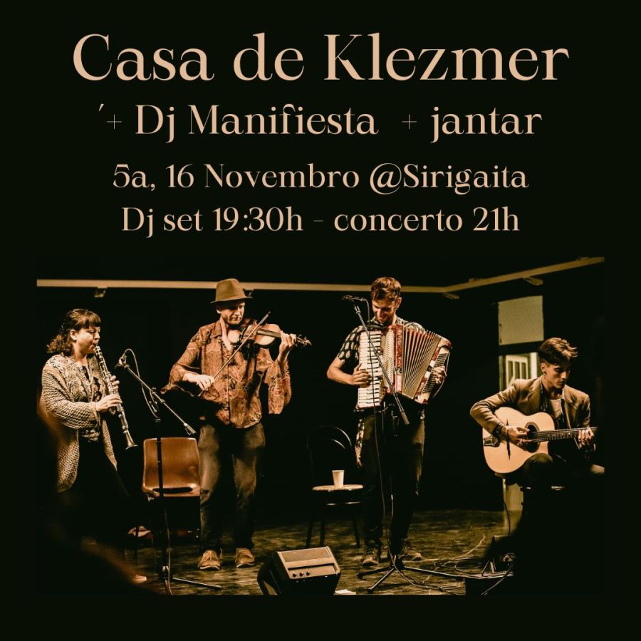 Casa de Klezmer @ Sirigaita (Balkan / Klezmer / Jazz-Manouche)