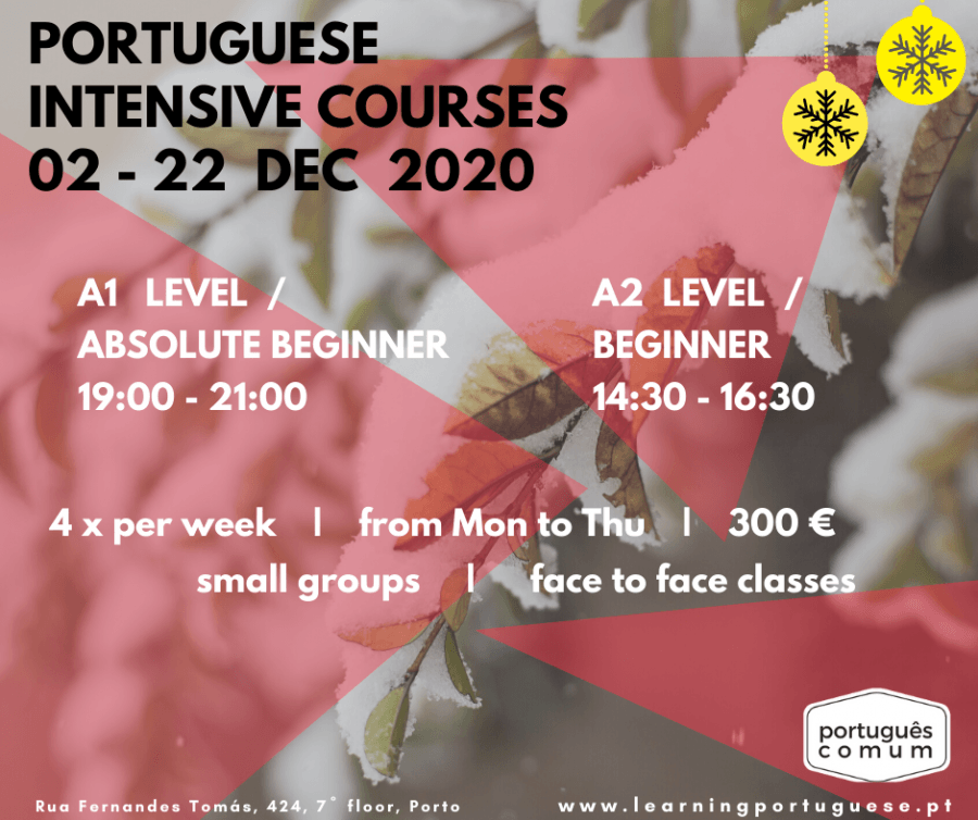 Portuguese Group Courses |  face to face