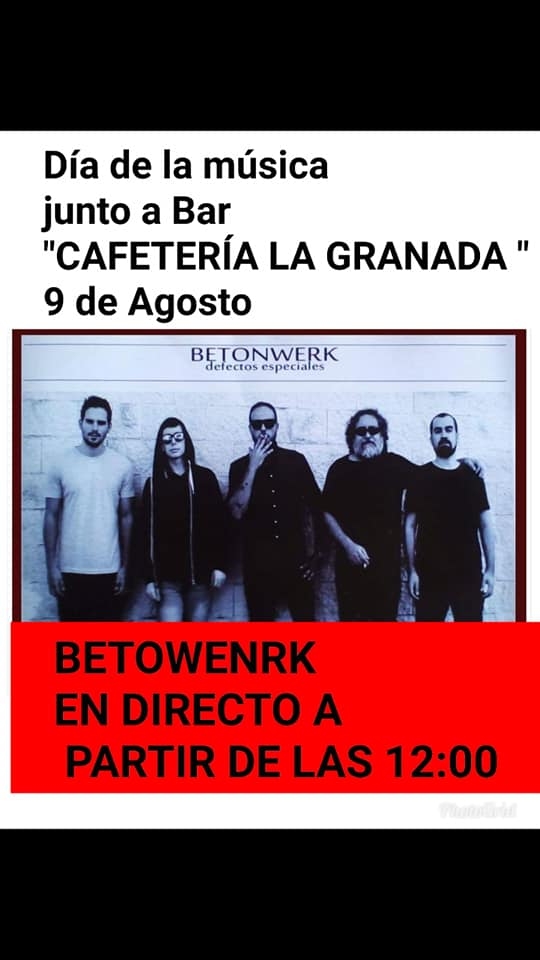 Concierto de BETONWERK en Llerena || Cafetería-bar La Granada