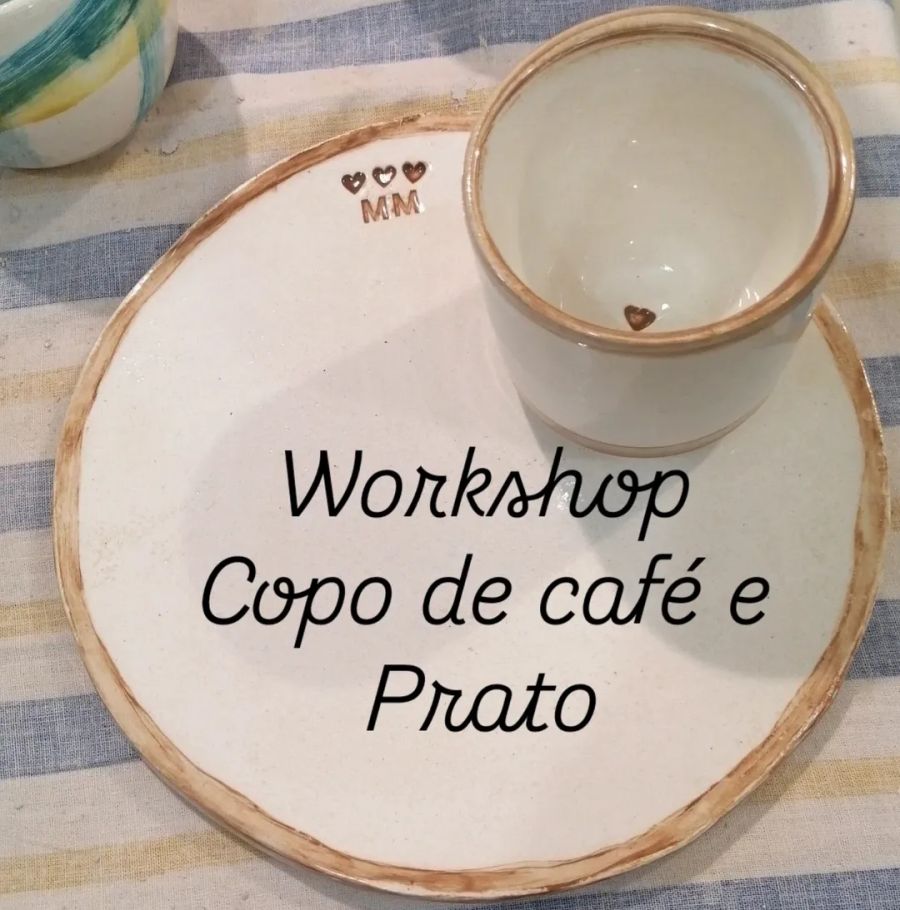 Workshop Olaria - Copo Café e Prato 