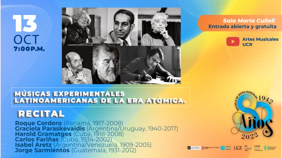 Músicas experimentales latinoamericanas de la era atómica.