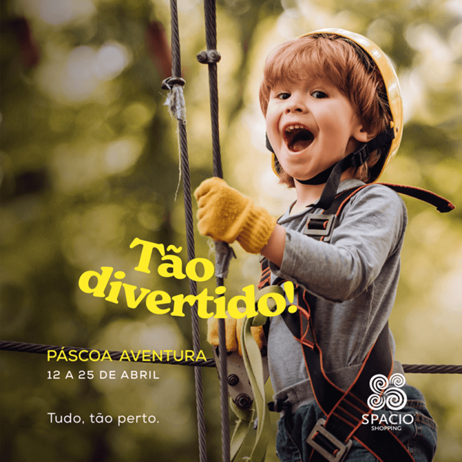Aventura nas alturas no Spacio Shopping