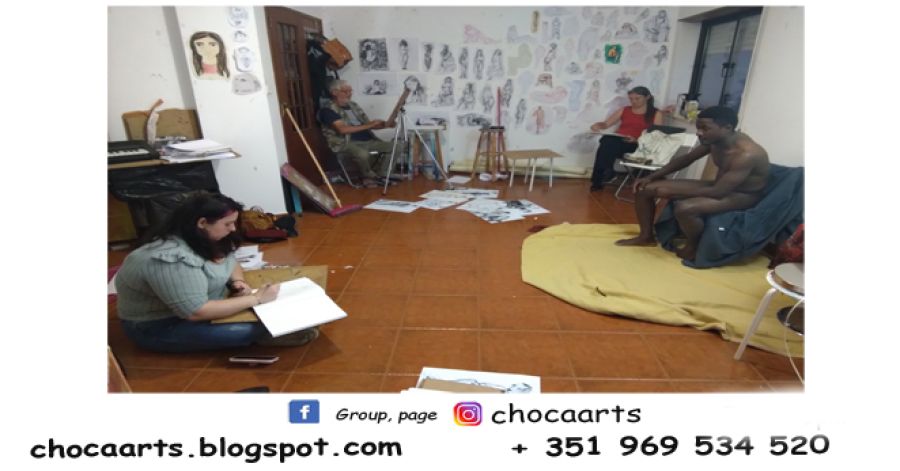 DESENHO A VIVO: 19 - 21h   5af dia 3 de Abril