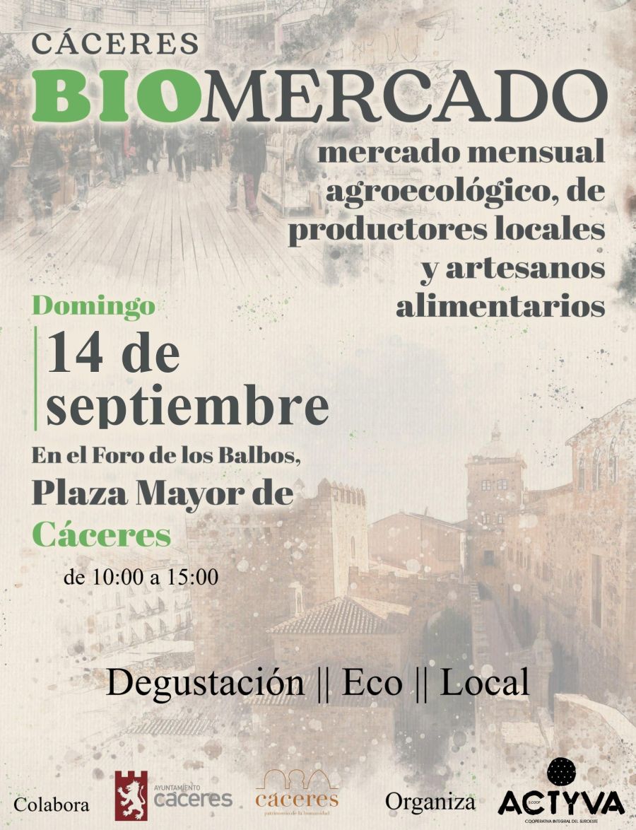 Biomercado en Cáceres:
