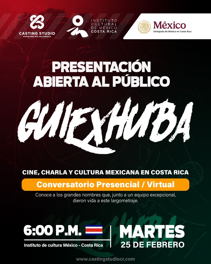 Guiexhuba en Costa Rica: Cine, charla y cultura.