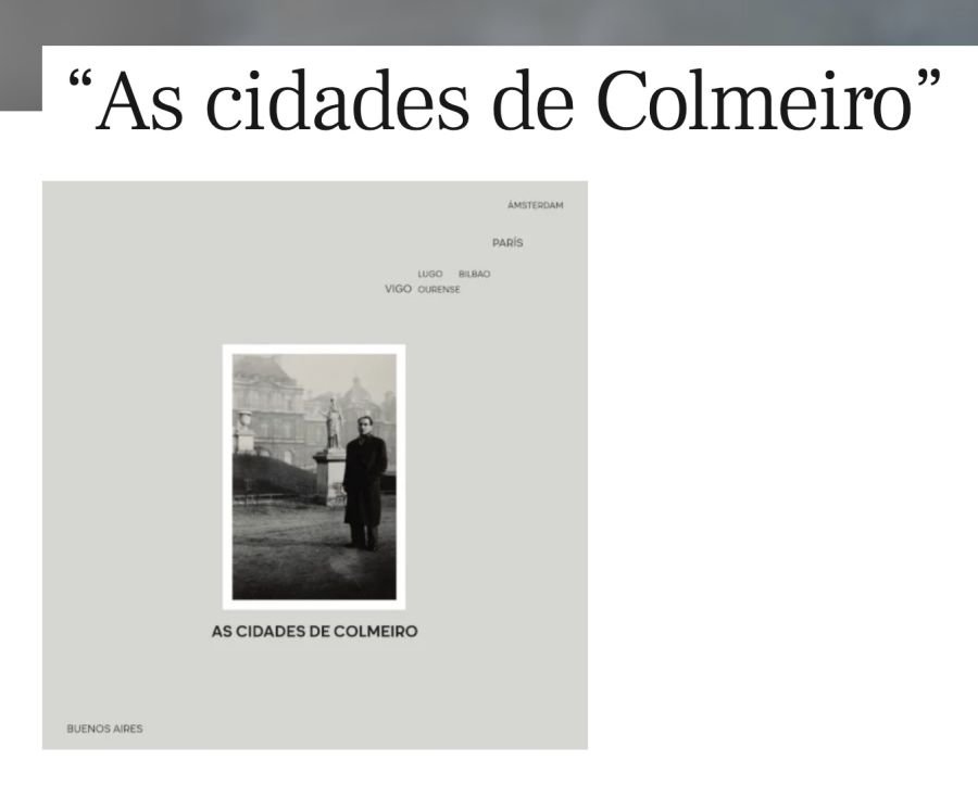 EXPOSICIÓN | “As cidades de Colmeiro”