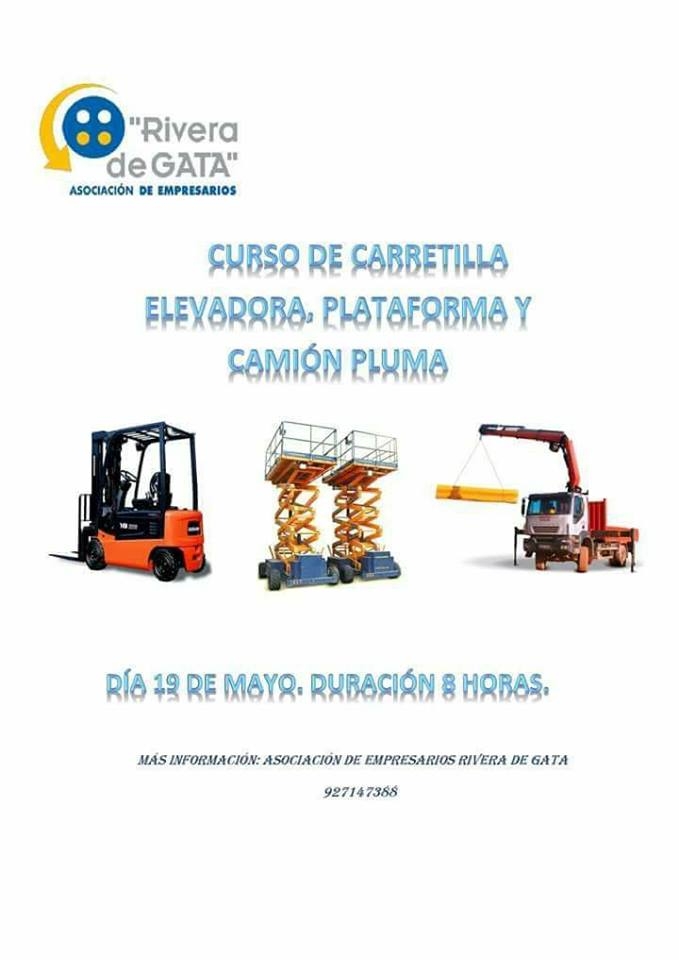 Curso de Carretilla Elevadora, Plataforma y Camión Pluma