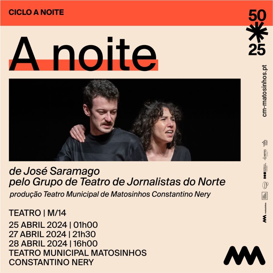 A Noite de José Saramago pelo Grupo de Teatro de Jornalistas do Norte