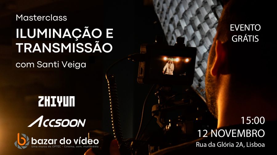 Masterclass Accsoon e Zhiyun - Iluminação e Transmissão de Eventos ao Vivo