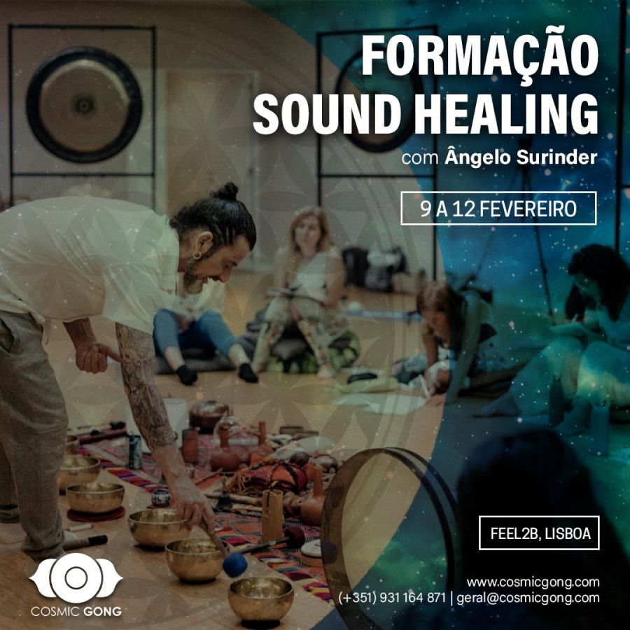 Formação de Sound Healing I com Ângelo Surinder