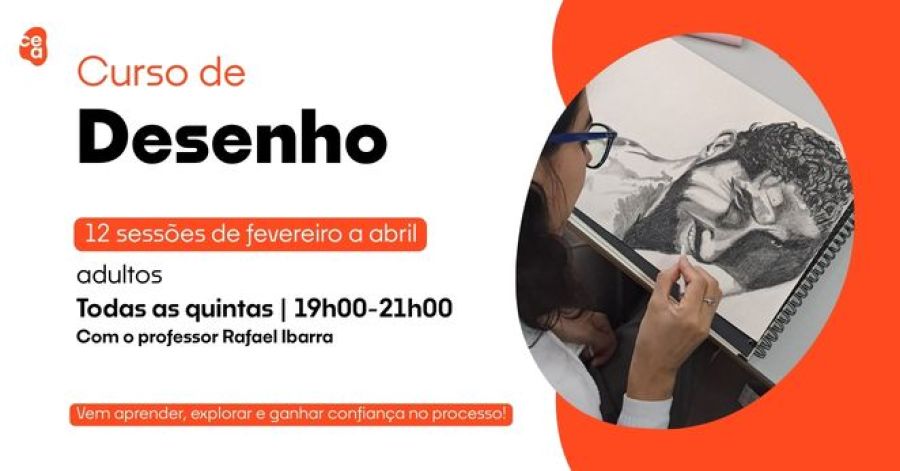 Curso de Desenho para adultos | Inscrições abertas
