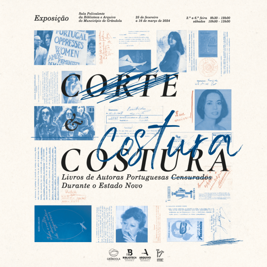 Exposição | «Corte & Costura: Livros de Autoras Portuguesas Censurados durante o Estado Novo»