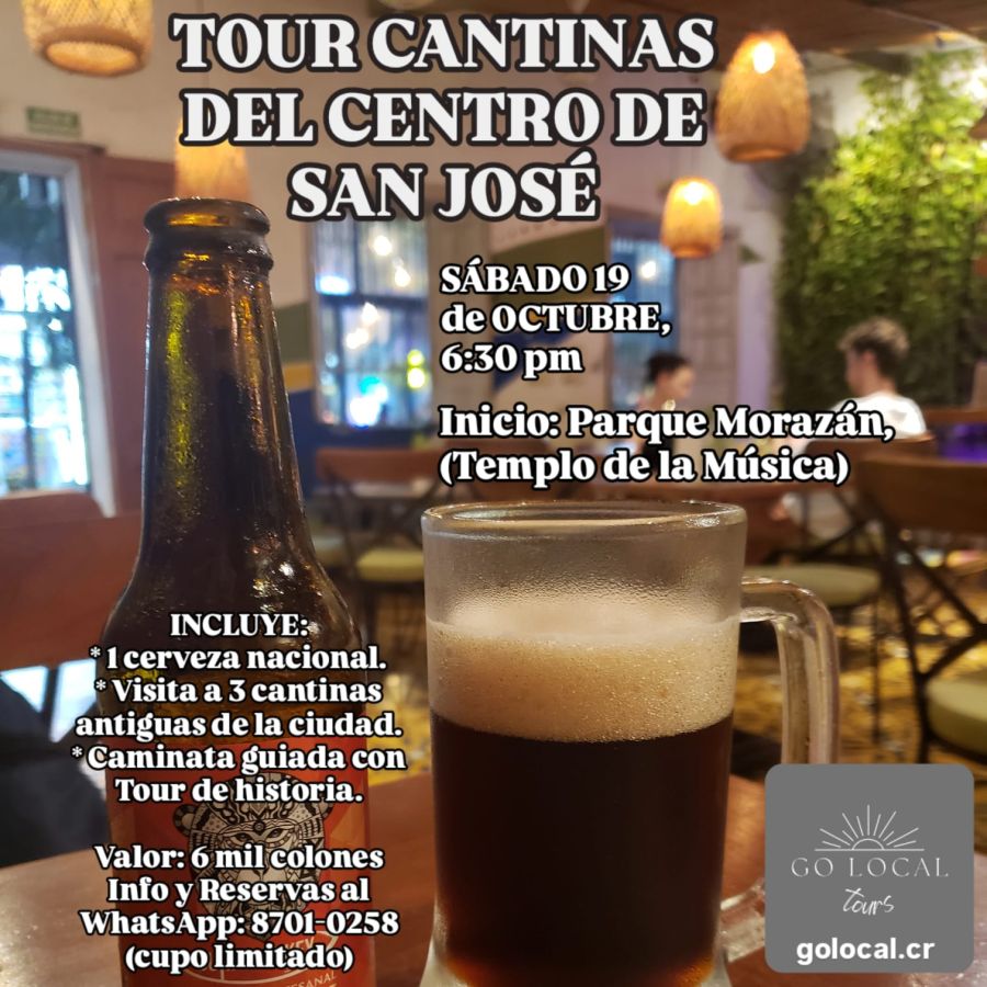 Tour de Cantinas del centro de San José!