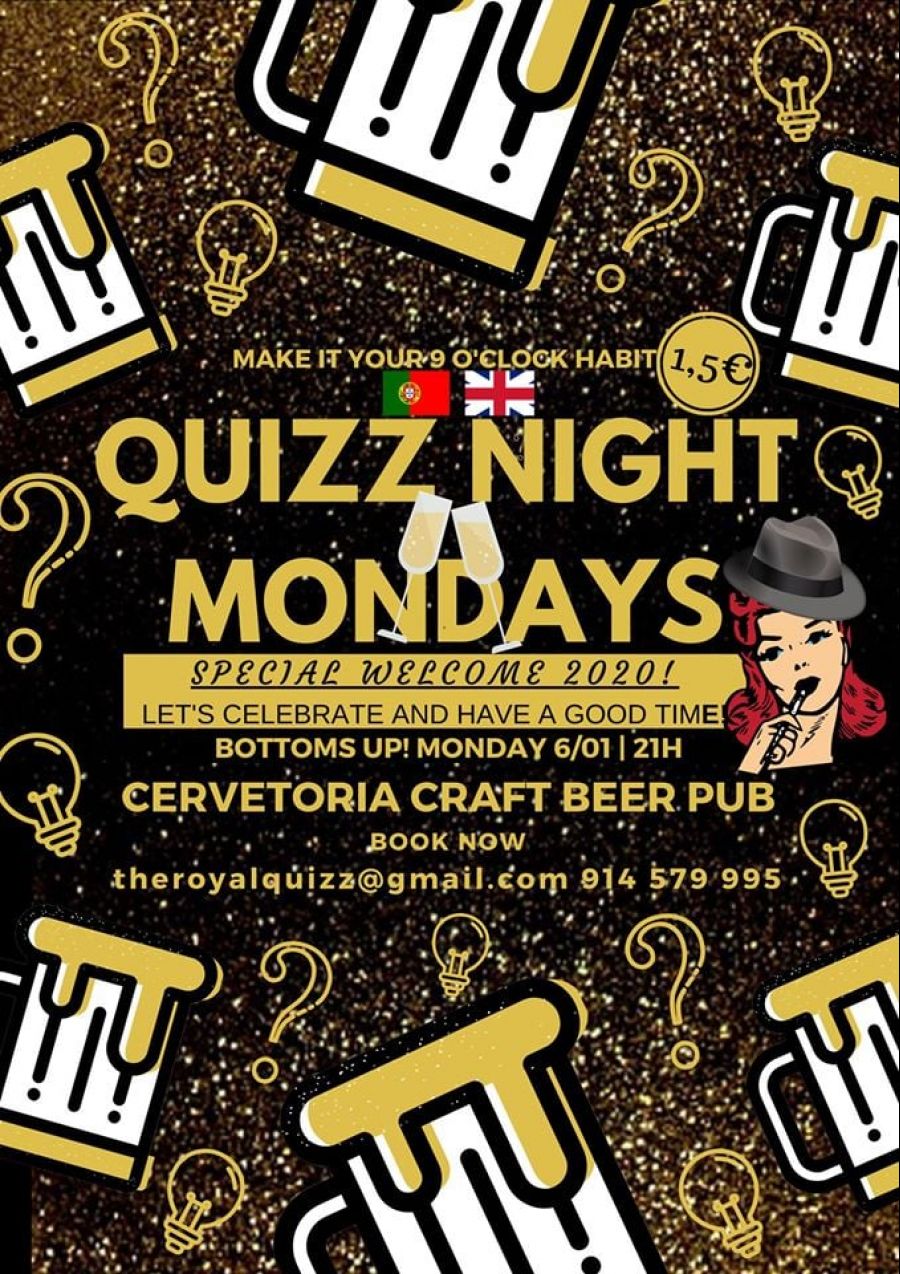 Quizz Night Mondays Special Welcome 2020