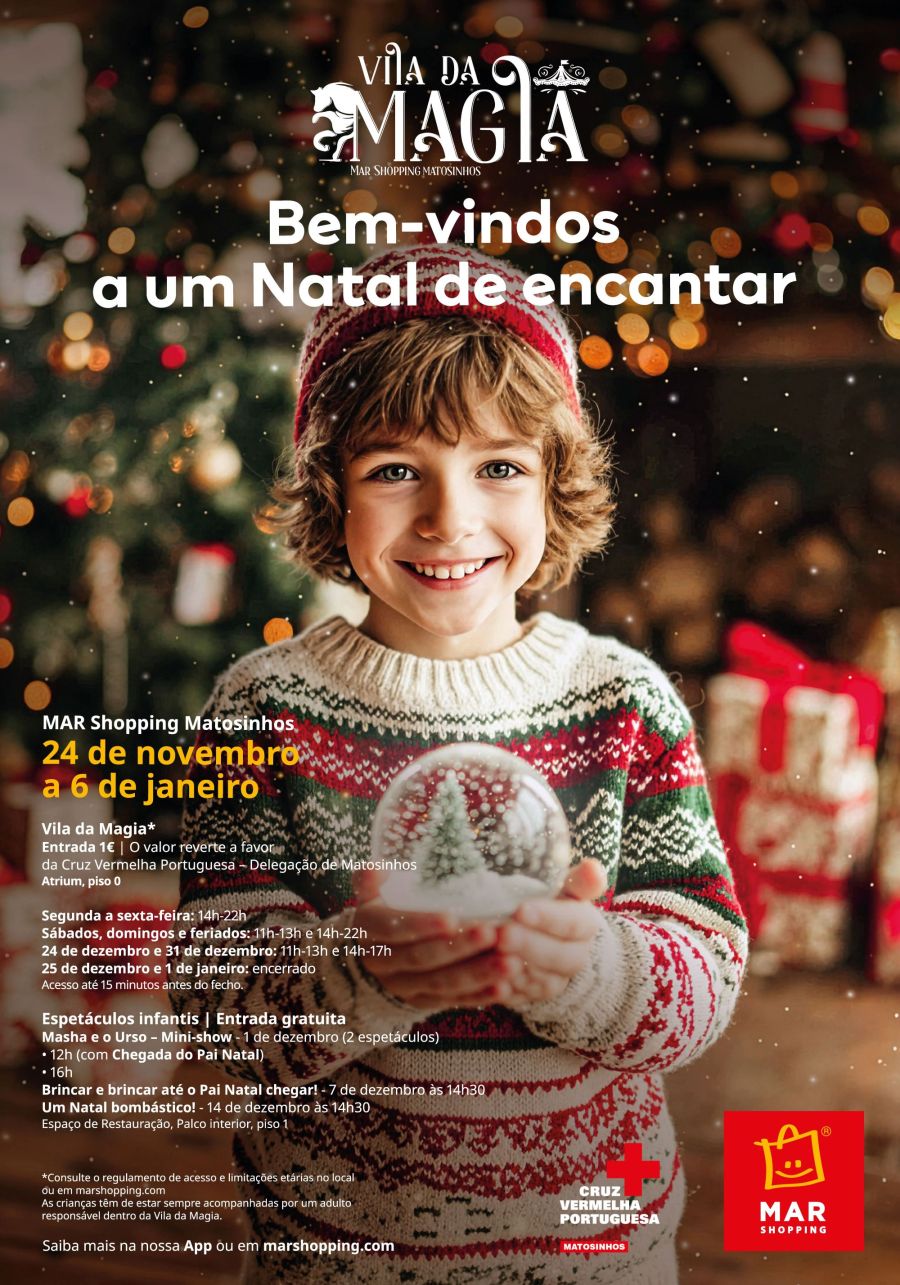 MAR Shopping Matosinhos faz da fantasia natalícia um gesto real de solidariedade e apoia a Casa Abrigo da Cruz Vermelha de Matosinhos