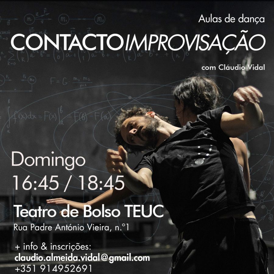 Aula de Dança :  CONTACTO IMPROVISAÇÃO