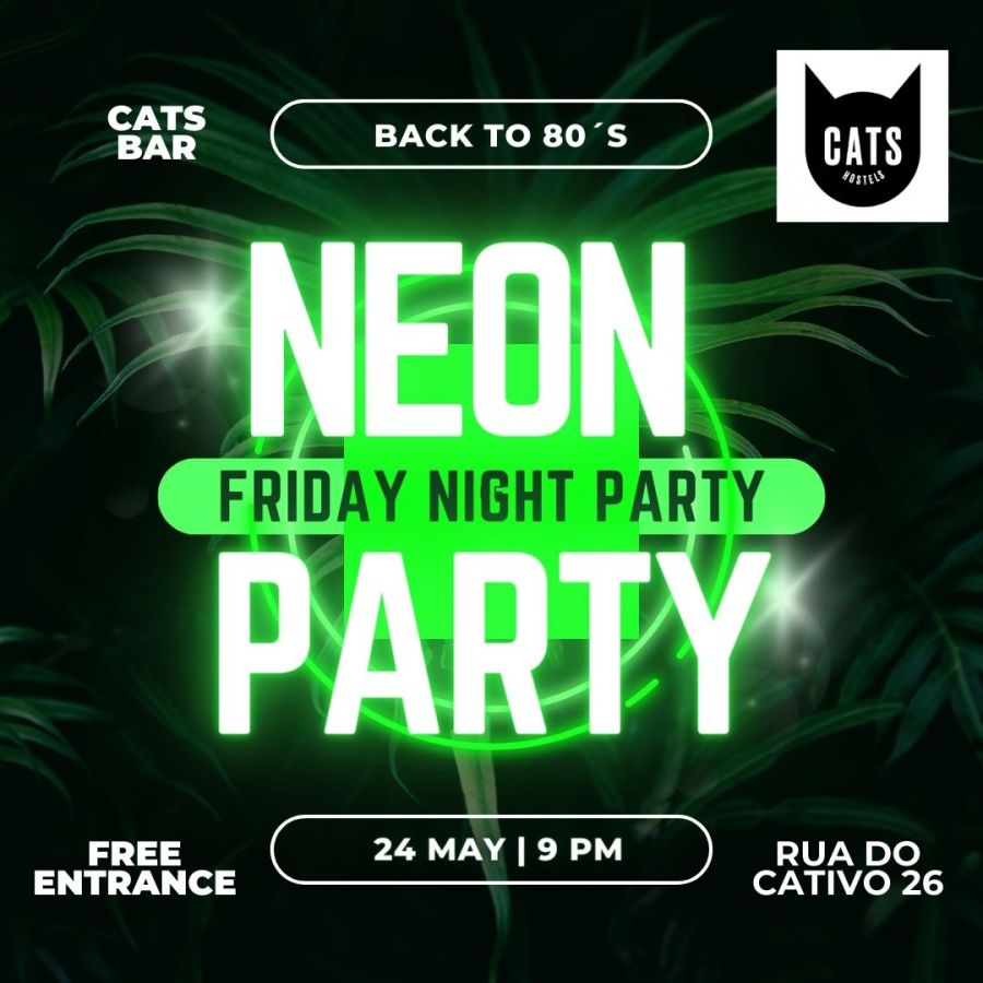 Cats Bar Neon Party