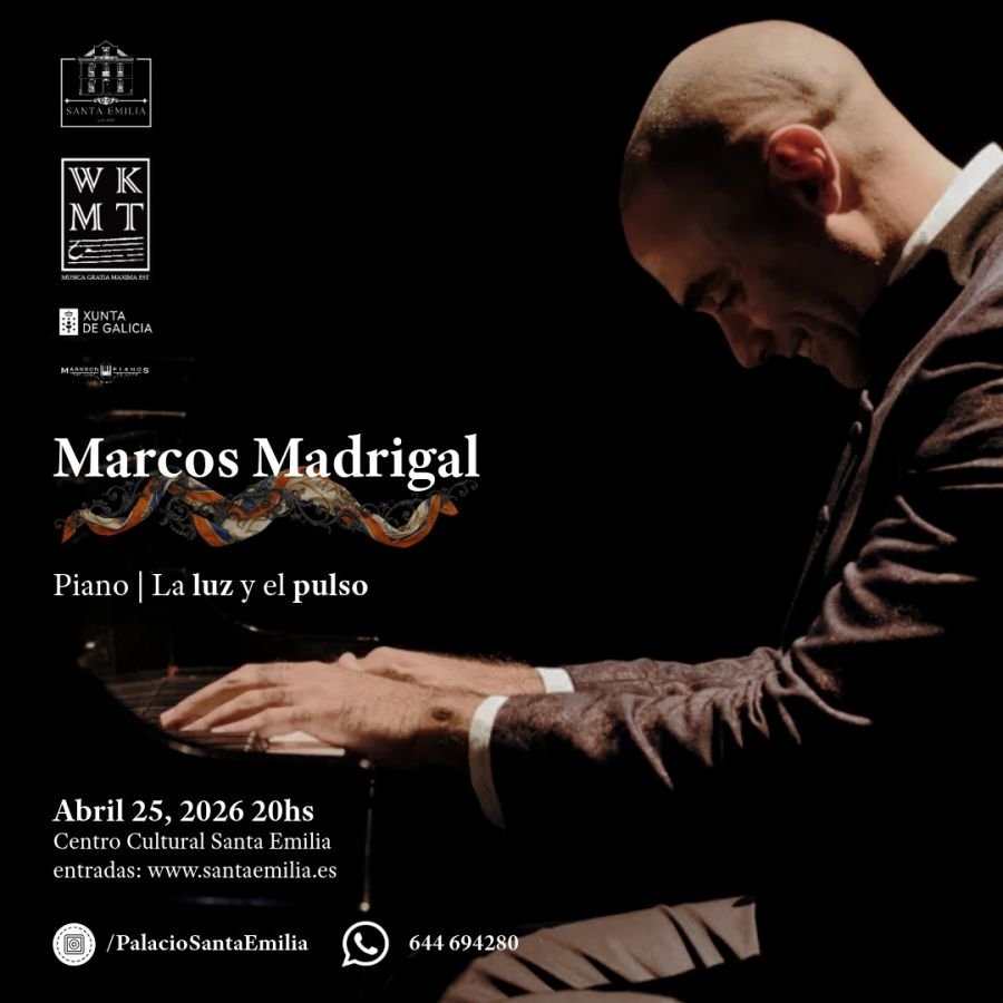 Marcos Madrigal al Piano en Mondoñedo