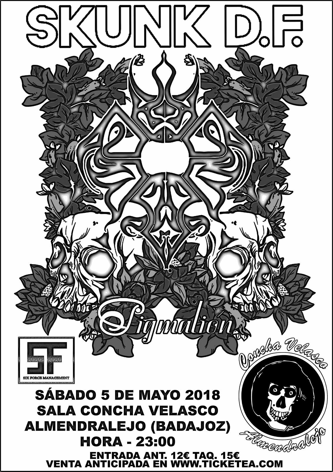Skunk D.F. en concierto // Sala Concha Velasco (Almendralejo)