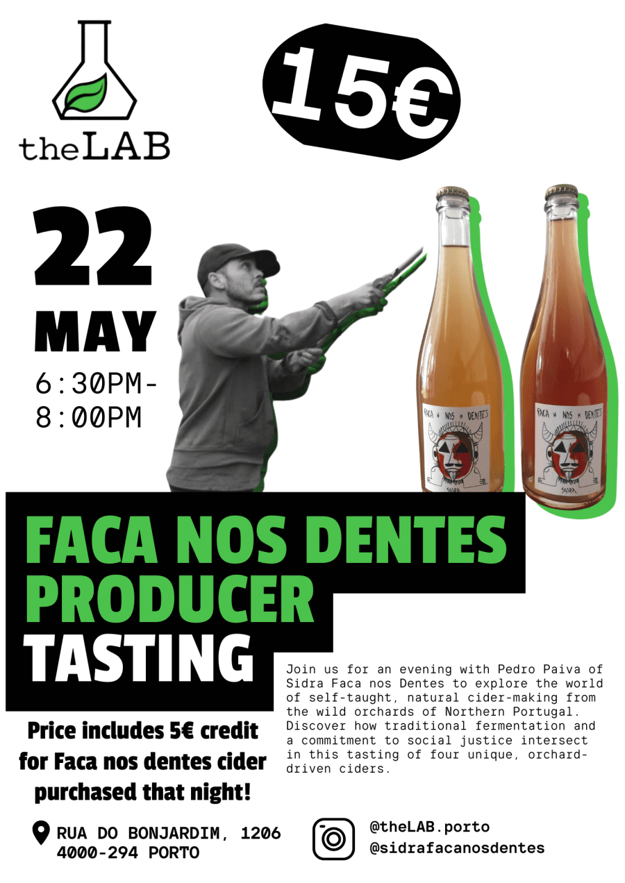 22 May | Faca nos Dentes Producer Tasting