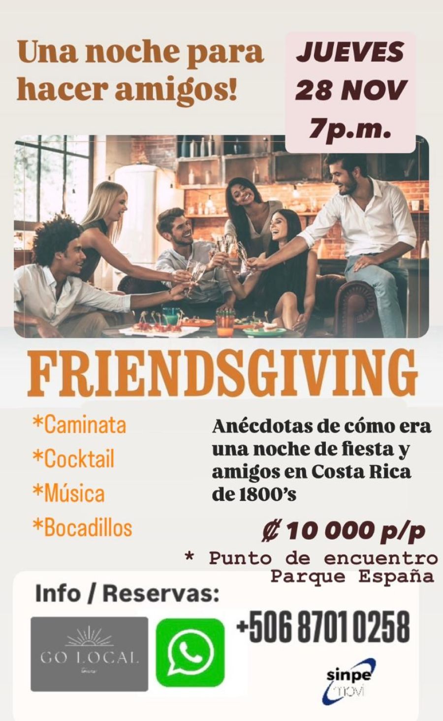 Friends Giving en San José (speakeasy)!