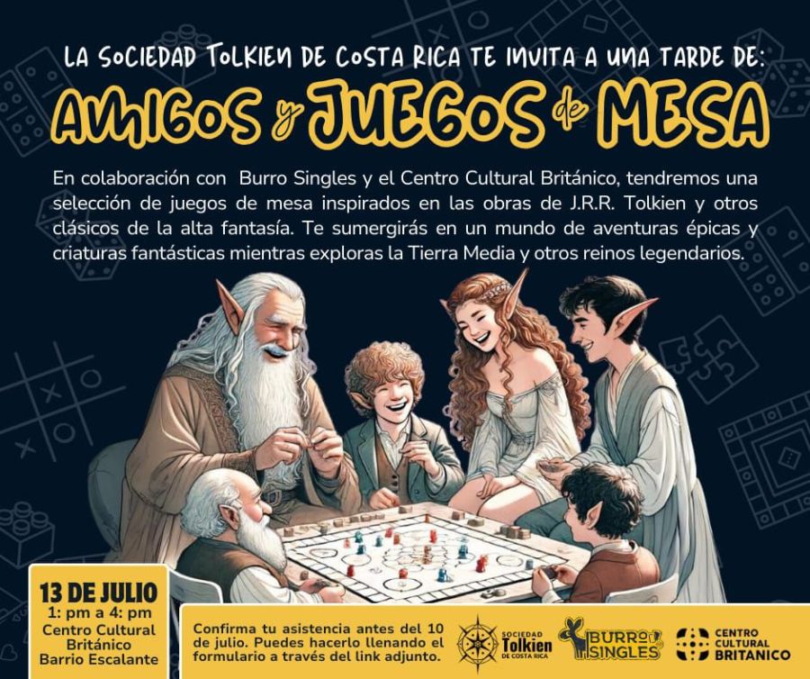 Sociedad Tolkien: Tarde de Amigos y Juegos de Mesa