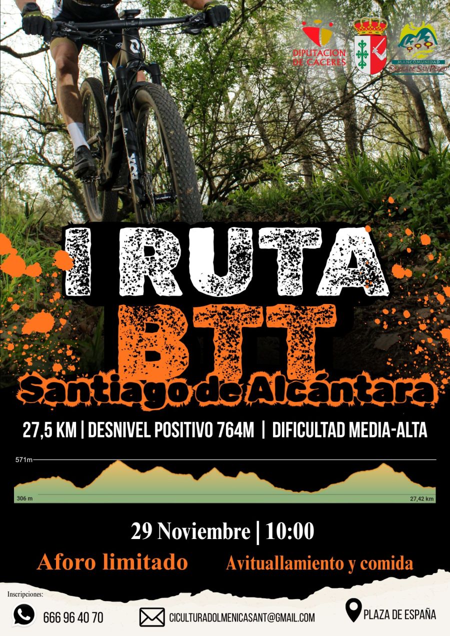 I Ruta BTT Santiago de Alcántara 