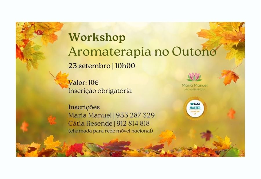 Workshop Aromaterapia no Outono