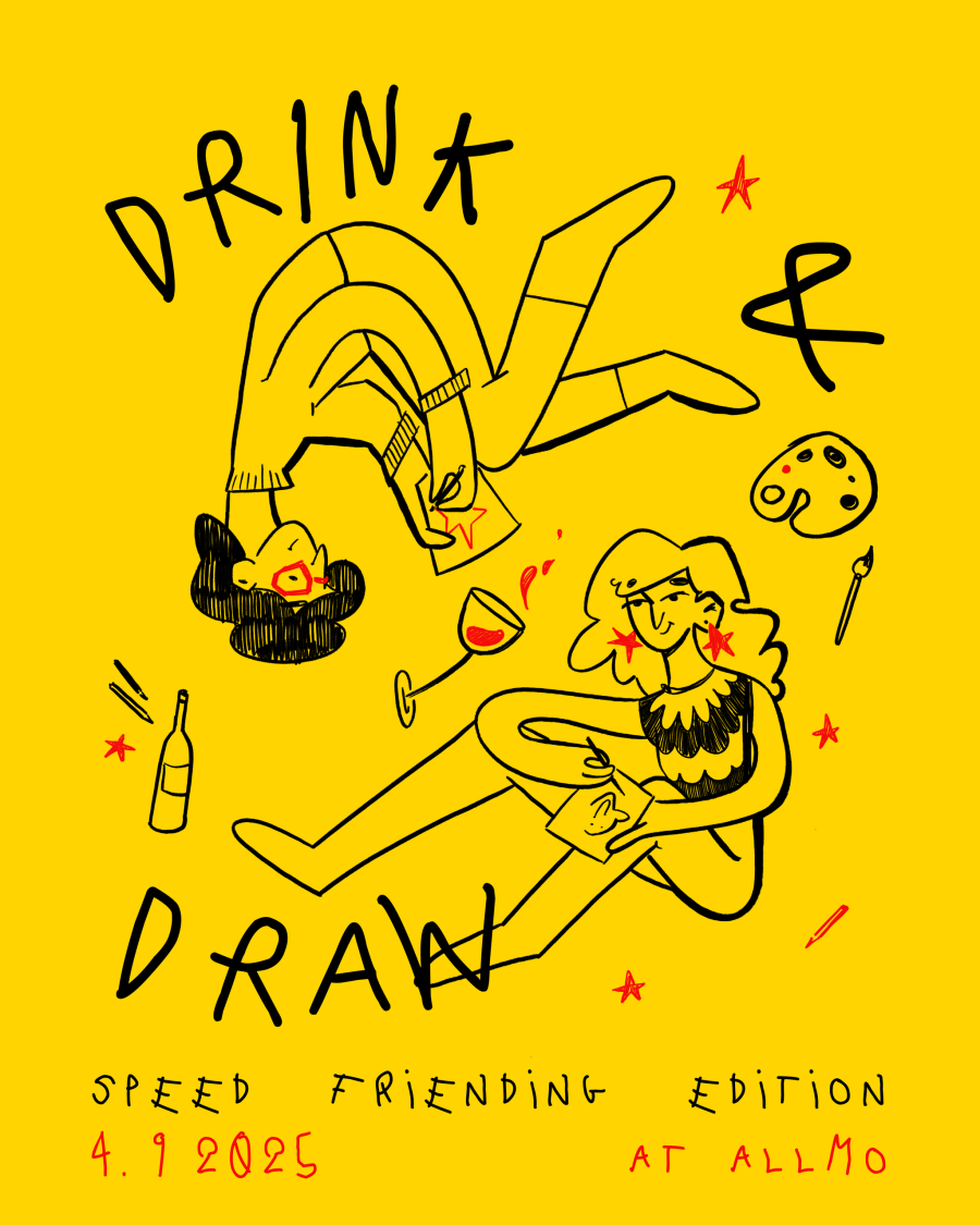 Drink and Draw: Speed Friending Edition
