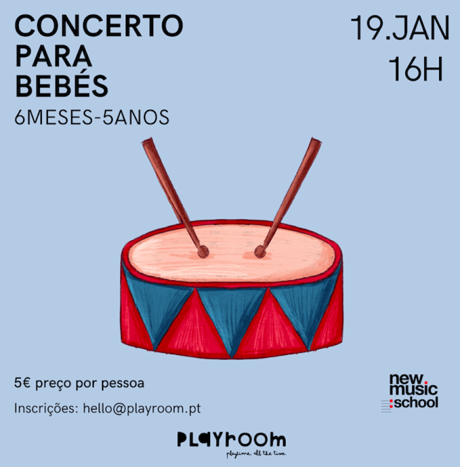 Concerto de Música para Bebés e Famílias (6 meses - 5 anos)