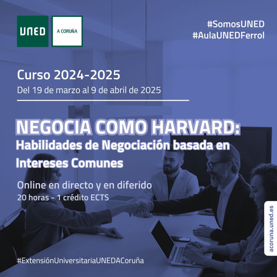 Negocia como Harvard: Habilidades de negociación basada en intereses comunes