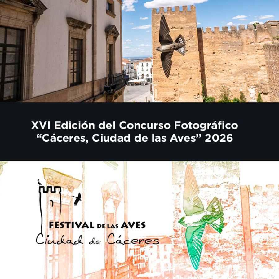 INSCRIPCIÓN | XVI Edición del Concurso Fotográfico “Cáceres, Ciudad de las Aves”