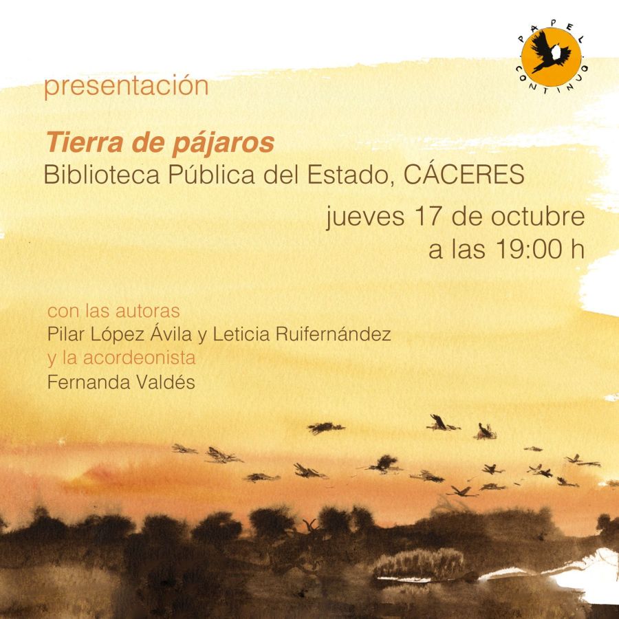 Presentación: Tierra de pájaros