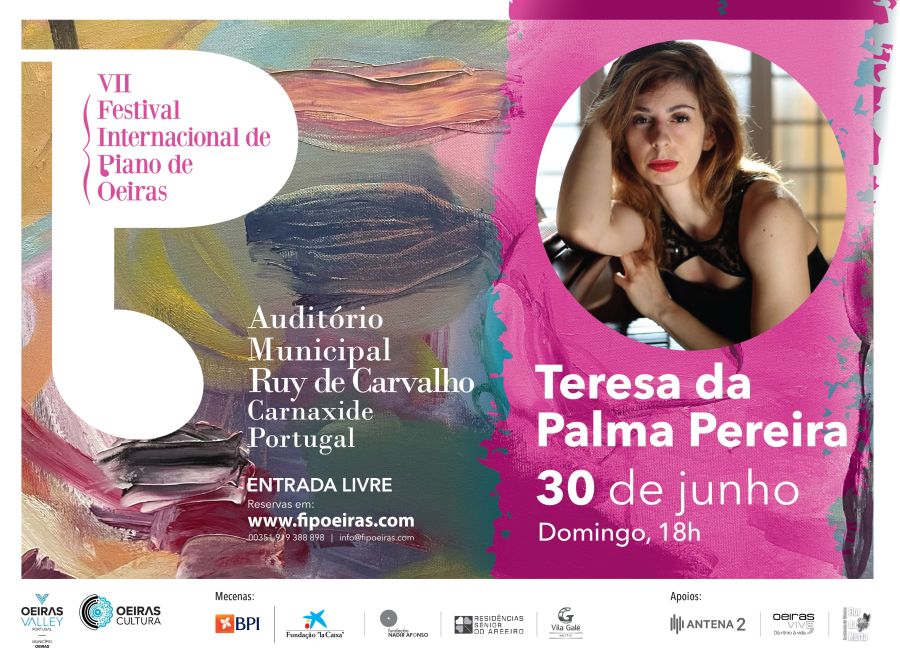 Premiada em concursos internacionais, Teresa da Palma Pereira sobe ao palco do FIPO para o grande recital de abertura 